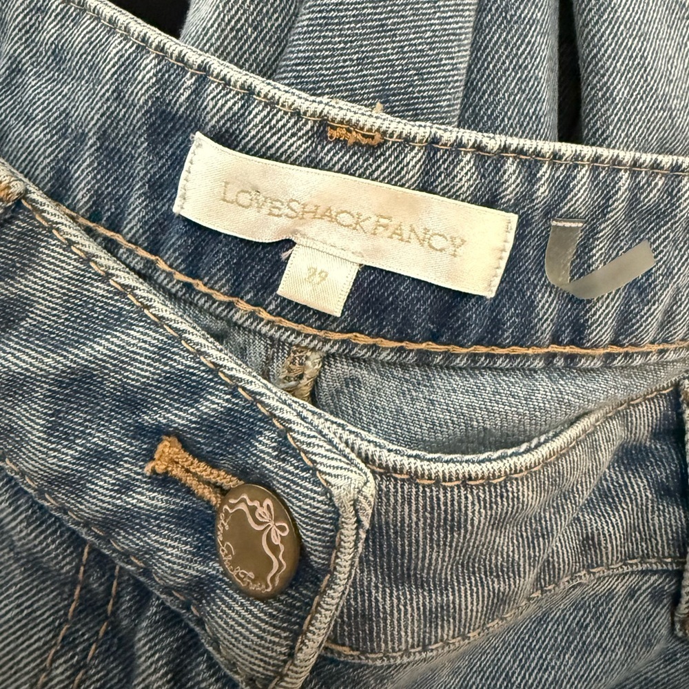 LoveshackFancy Risia Skirt in Montauk Blue - Picture 5 of 5